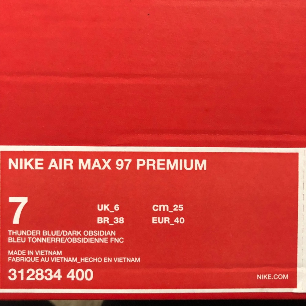 🚫✂️🍀New🍀 NIKE Air Max 97 Premium ~ sz 7M/8.5W - Picture 8 of 8